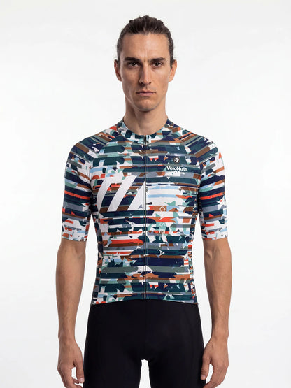 Men's Cycling Jersey Urban Camo