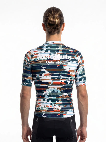 Men's Cycling Jersey Urban Camo
