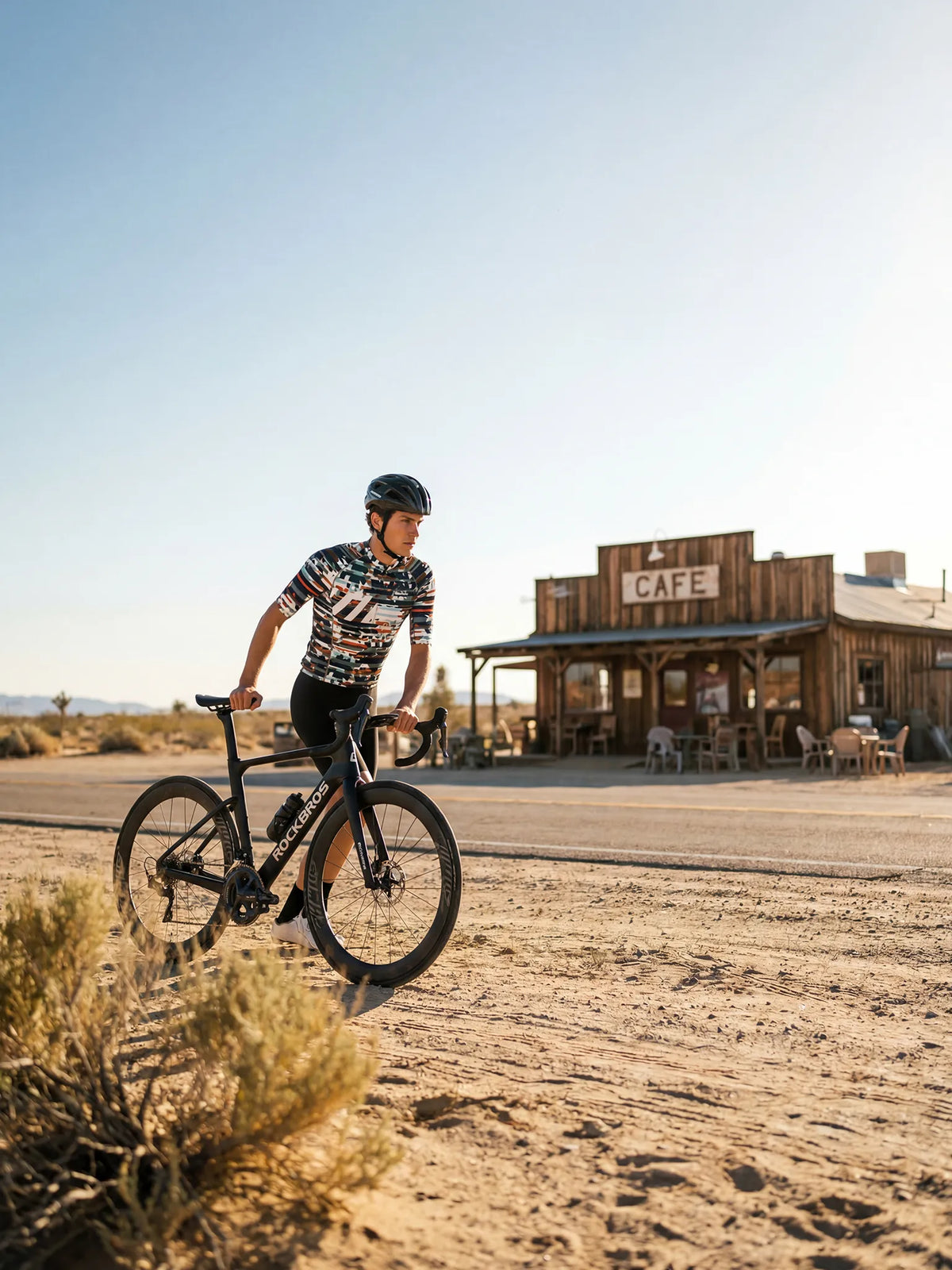 Men's Cycling Jersey Urban Camo