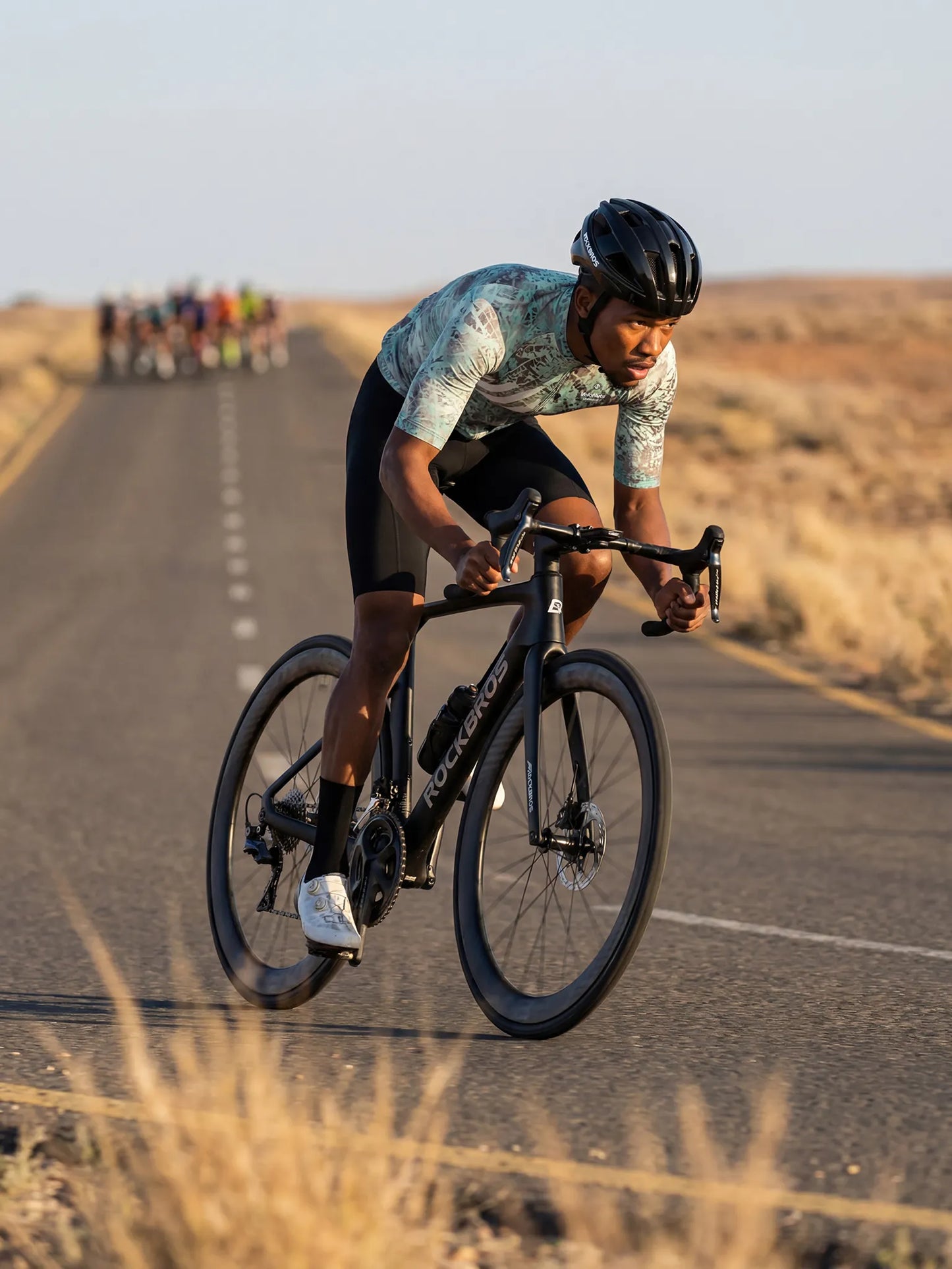 Men's Cycling Jersey Urban Camo