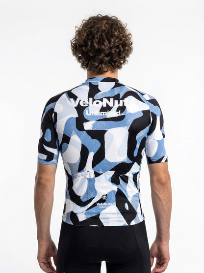 Men's Cycling Jersey Urban Camo