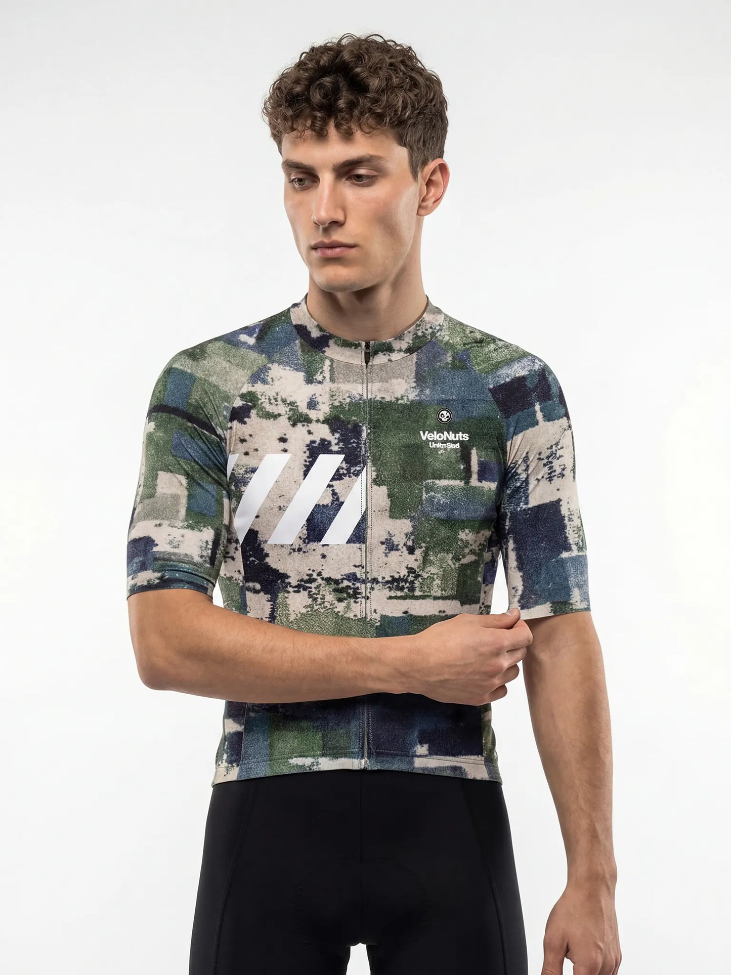 Men's Cycling Jersey Terrain Blocks