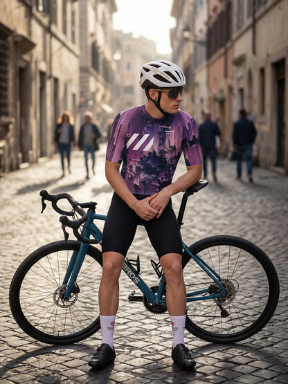 Men's Cycling Jersey Neon Condense