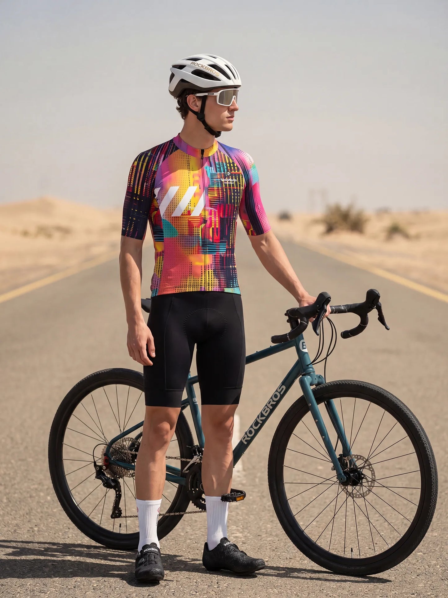 Men's Cycling Jersey Neon Condense