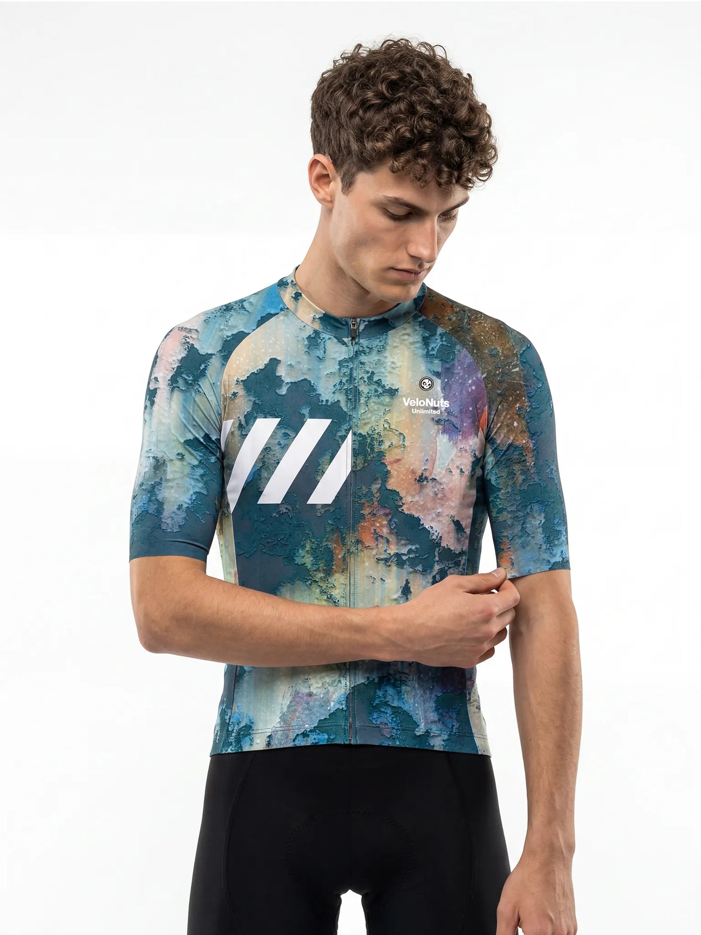 Men's Cycling Jersey Retro Signal