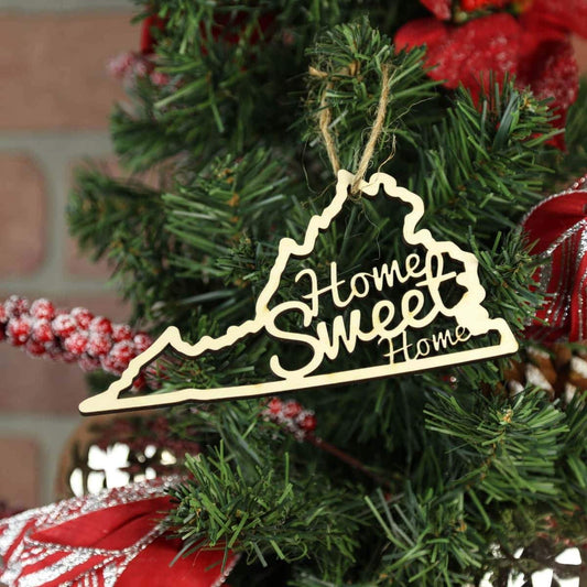 Virginia Home Sweet Home Ornaments