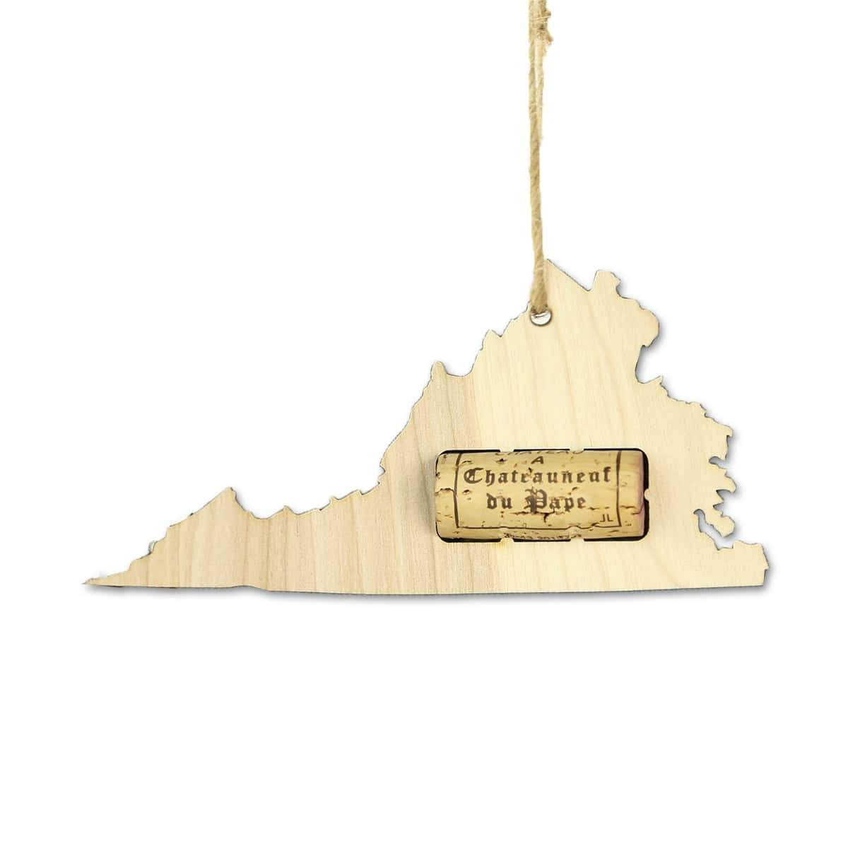Virginia Wine Cork Holder Ornaments