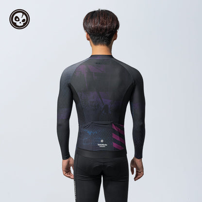 【VNS】 ROCKBROS Clear Sky Men's Cycling Jersey Long Sleeves Top Clothes