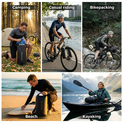 Magnetic 100% Waterproof Fork Bag Dry Bag 6L