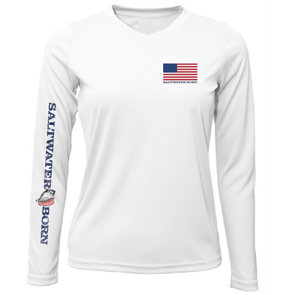 250th Anniversary Action Tarpon Women's Long Sleeve UPF 50+ Dry-Fit Shirt