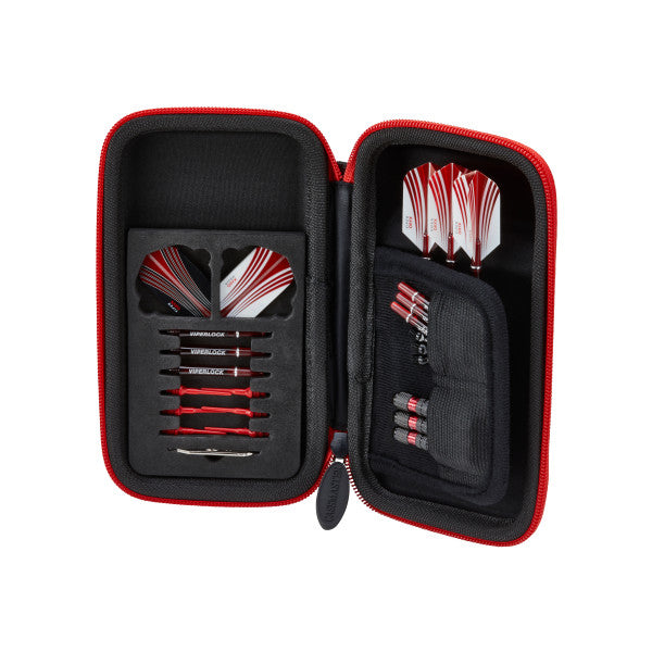 Casemaster Sport Dart Case With Red Zipper