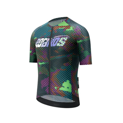 Men's Short Sleeve Cycling Jersey Reflective Quick-Dry Breathable