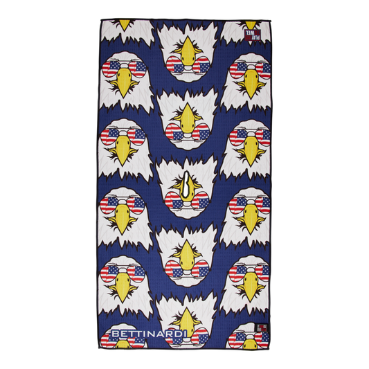 Bettinardi - 2021 USA Rock-N-Roll Eagle Players Towel Red-White-Blue