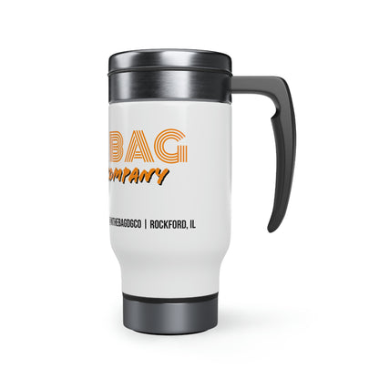 Stainless Steel Travel Mug with Handle, 14oz