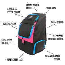 Retro Disc Golf Bag with Cooler