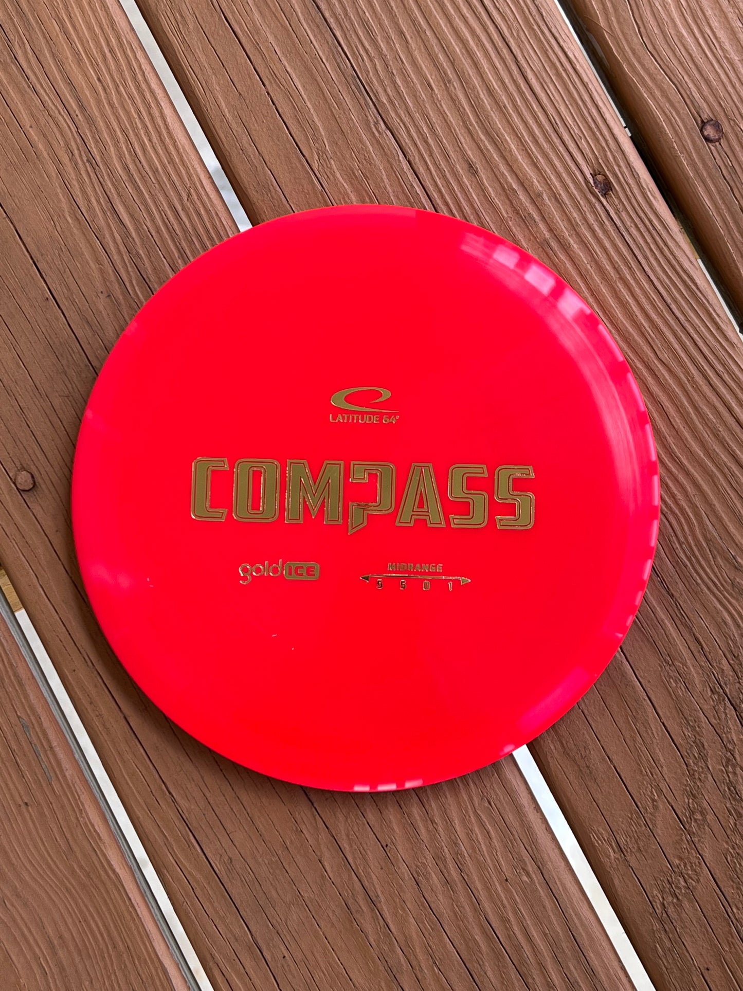 Gold Ice Compass