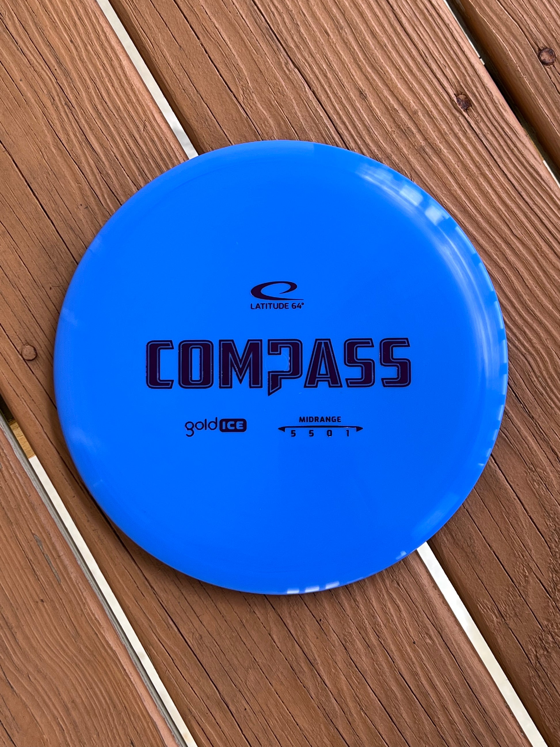 Gold Ice Compass – In The Bag Disc Golf Company
